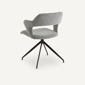 Draaiende tafelfauteuil Asyar