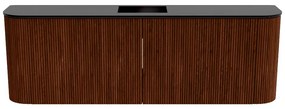 Mondiaz Joya 125cm toiletmeubel ronding links/rechts ruby met wastafel faye midden zonder kraangat urban