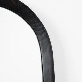 Rechthoekige spiegel van massief eiken H180 cm Orion