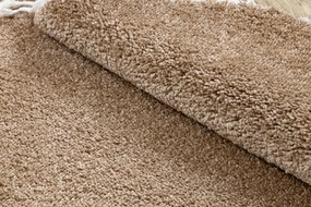 Tapijt BERBER 9000 ROND beige, Berber marokkaanse shaggy