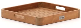 + 15% kassakorting | Dienblad voor buiten en binnen | Bellagio Caccamo | Teakhout | Natural Teak | 50x50cm | Kees Smit Tuinmeubelen