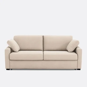 Slaapbank van fijn ribfluweel, Bultex, Timor