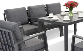 Zakintos Premium 8 antraciet Garden Point aluminium tuinmeubelen