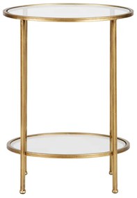 BePureHome Goddess Bijzettafel Metaal Antique Brass - 45.5 X 45.5cm.