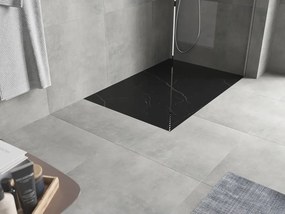 Mexen Hugo rechthoekige SMC douchebak 120 x 90 cm, zwarte steen - 42759012