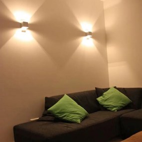 Moderne wandlamp wit met lichteffect - Amy