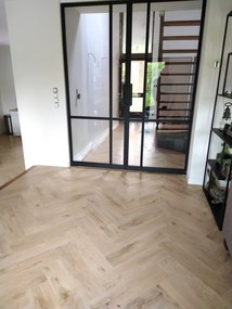 Houtlook Tegel Visgraat 15x60 Cm Franse Eiken Beige DC4
