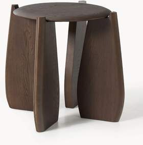Ronde bijzettafel Hilda van eikenhout