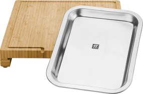 ZWILLING BBQ+ Snijplank Met lade 39 cm x 30 cm, Bamboe - BBQ+ - ZWILLING
