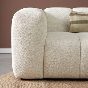 Design Bank Creme Hoek Rechts