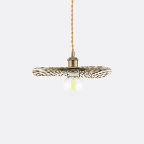 Luchtige hanglamp in bamboeØ30 cm, Ezia