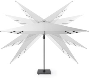 Platinum Voyager zweefparasol T2 2,7x2,7 m. - Light grey met Modena voet en hoes