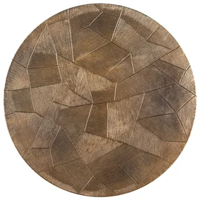 Richmond Interiors Tulum Salontafel Set Goud Geborsteld - 80 X 80cm.