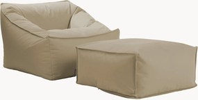 Outdoor zitzak fauteuil De Sunnyboy met poef & beschermhoezen