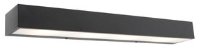 Design langwerpige wandlamp zwart 60 cm - Houx Design G9 Binnenverlichting Lamp