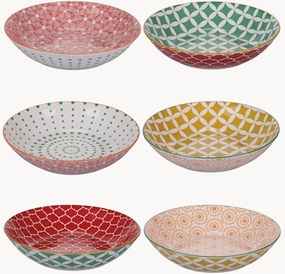 Soepborden Confusion in kleuren, 6-delig, gemixt