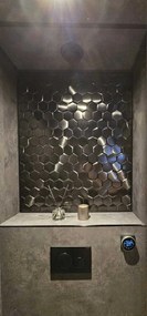 SPC Betonlook Wandpaneel MAT Dark 260x96x0.3cm | Badkamer Wandpanelen