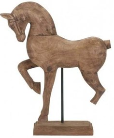 Furnings Ornament 37x11x47 cm HORSE hout weather barn
