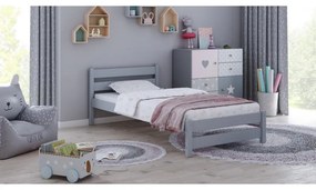 Kinderen Grijs Eenpersoonsbed - Apollo For Kids Kinderen Peuter Junior Tieners 5056231773928 Children's Beds Home, 140x70, Geen, Geen Children's Beds