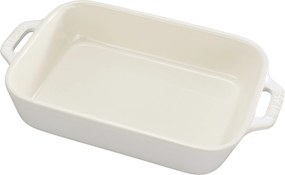Staub Ceramique Ovenschaal 20 cm, Rechthoekig, Ivoorwit - Ceramique - Staub