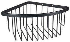 Eastbrook Solid messing doucherek driehoek met ronding zwart mat