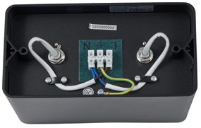 Design opbouwspot zwart GU10 70mm 2-lichts draai- en kantelbaar - Vox