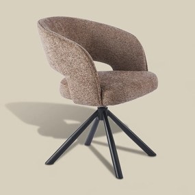 Eetkamerstoel Met Open Rugdetail Bruin