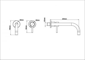 Mueller Slim inbouw wastafelkraan PVD-coating chroom