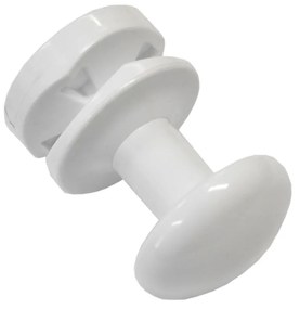 Sanicare handdoek knop voor design radiatoren wit