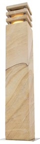 Moderne staande buitenlamp zandsteen 70 cm - Grumpy