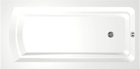 Xenz Bodysize inbouwbad links/rechts 180x90cm glans wit acryl