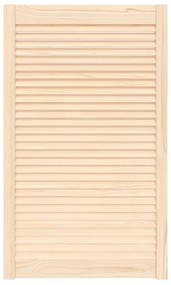 vidaXL Louvredeur 99,3x59,4 cm massief grenenhout