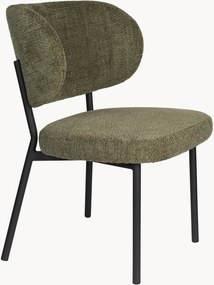 Gestoffeerde eetkamerstoelen Sanne, 2-delig