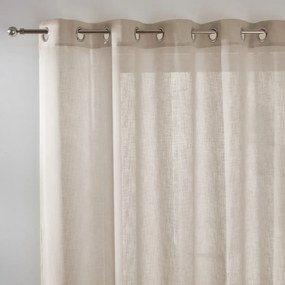 Glasgordijn, grote breedte, met oogjes, Nyong