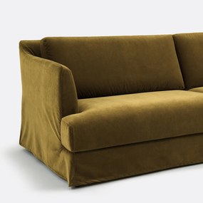 3-, 4- of 5-zits fluwelen bank MONZELLA