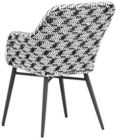 Tuinset 6 personen 260 cm Wicker Zwart Lifestyle Garden Furniture Crossway/Trente