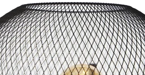 Moderne vloerlamp zwart - Mesh Ball Modern E27 Draadlamp Binnenverlichting Lamp