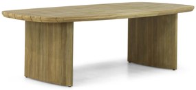 Dining Tuintafel 240 x 120 cm Teak Old teak greywash Falcon