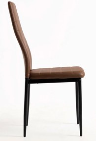 Pak 4 Lauter Kunstlederen Stoelen