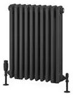 Eastbrook Rivassa 3 koloms radiator 45x60cm staal 816W antraciet