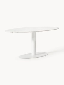 Ovale marmeren eettafel Miley, 180 x 90 cm