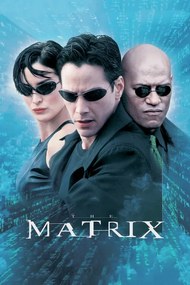 Kunstafdruk Matrix - Neo, Trinity en Morpheus