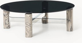 Salontafel Sam met glazen blad