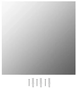 vidaXL Wandspiegels 2 st vierkant 50x50 cm glas
