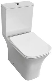 Eastbrook Beddington randloze toiletpot met vortex spoeling wit glans