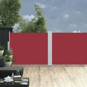 vidaXL Windscherm uittrekbaar 170x1000 cm rood