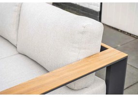 Garden Impressions Malakka lounge dining set 4-delig - valley sand - light teak look