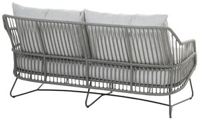 4 Seasons Outdoor Ancora 2,5-zits loungebank antraciet Silver Grey SALE  Tuinbank    antraciet weerbestendig