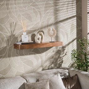 Wandplank Van Acaciahout 100cm - 100x25x8cm.
