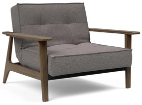 Innovation Living Splitback Frej Smoked Fauteuil Met Gerookt Eiken Armleuningen